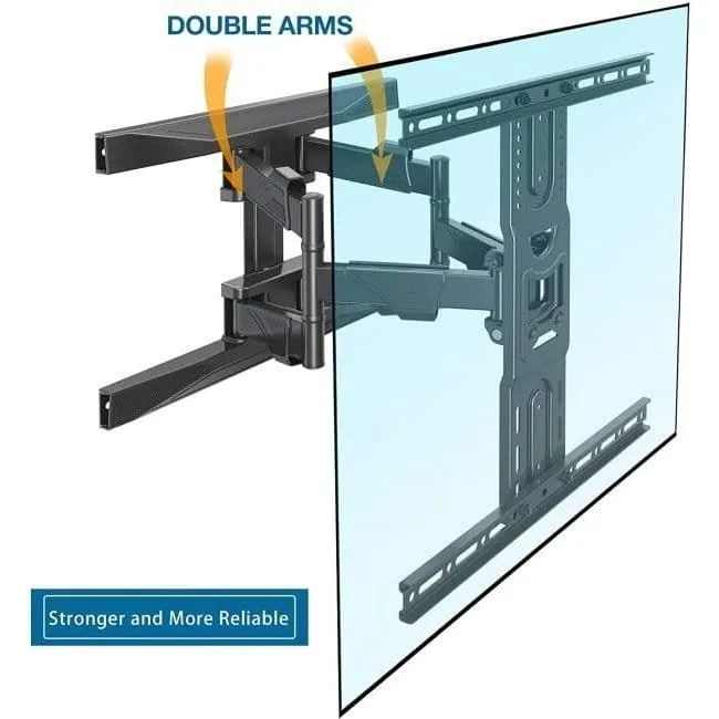 NB North Bayou Full Motion Retractable TV Wall Mount - P6