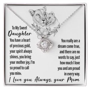 Necklace For Daughter From Mom - You Bring Me Joy