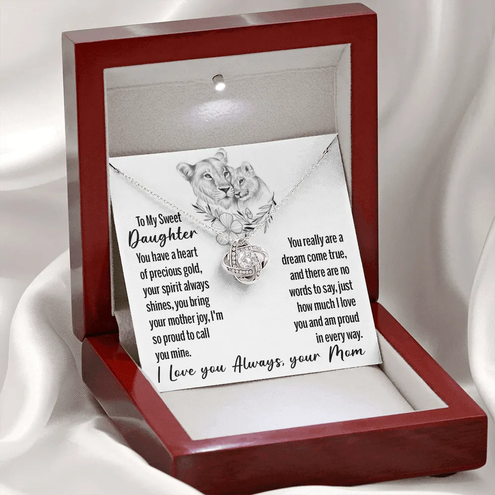Necklace For Daughter From Mom - You Bring Me Joy