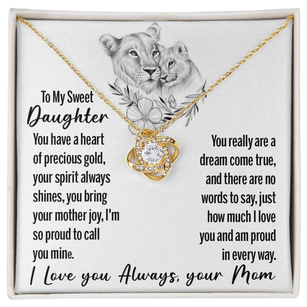 Necklace For Daughter From Mom - You Bring Me Joy