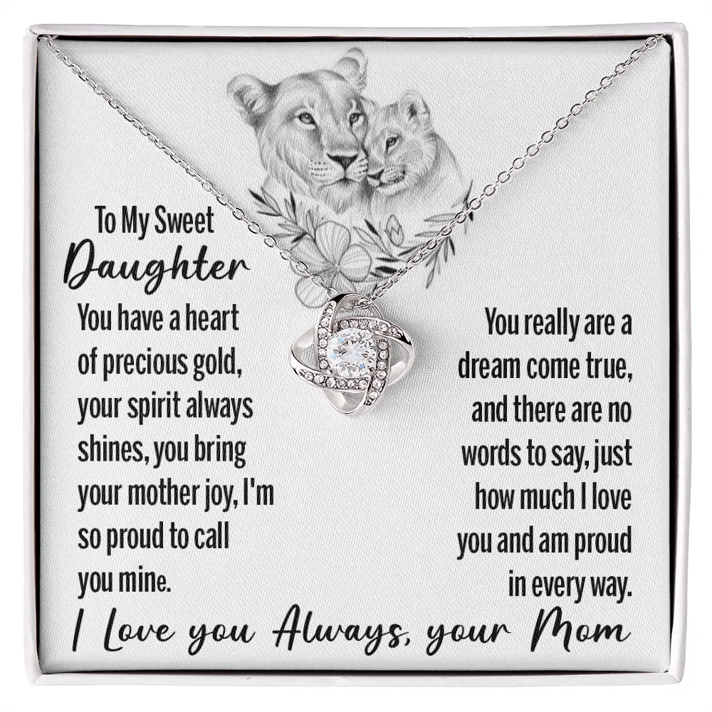 Necklace For Daughter From Mom - You Bring Me Joy