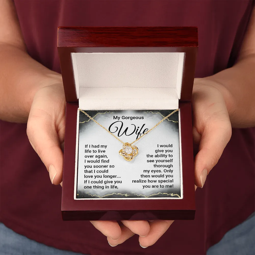 Necklace Gift For My Gorgeous Wife - You Are So Special To Me