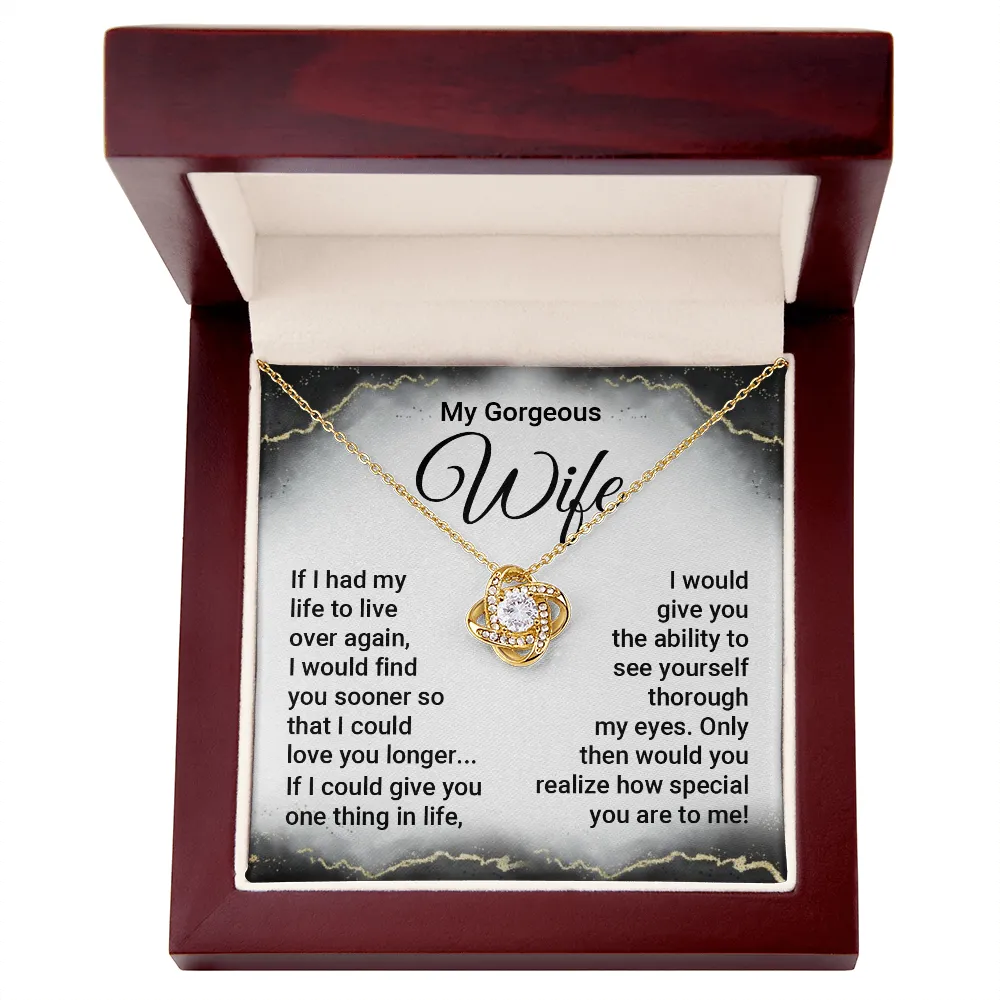 Necklace Gift For My Gorgeous Wife - You Are So Special To Me