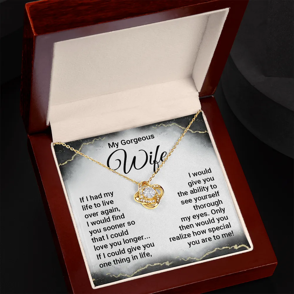 Necklace Gift For My Gorgeous Wife - You Are So Special To Me
