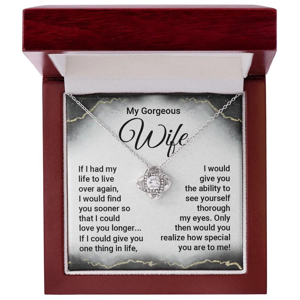 Necklace Gift For My Gorgeous Wife - You Are So Special To Me