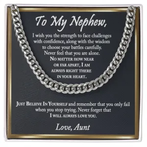 Nephew Gift from Aunt, Nephew Gift, Aunt and Nephew, Nephew Gift from Uncle, Nephew Birthday, Nephew Graduation Gift, For Older Nephew