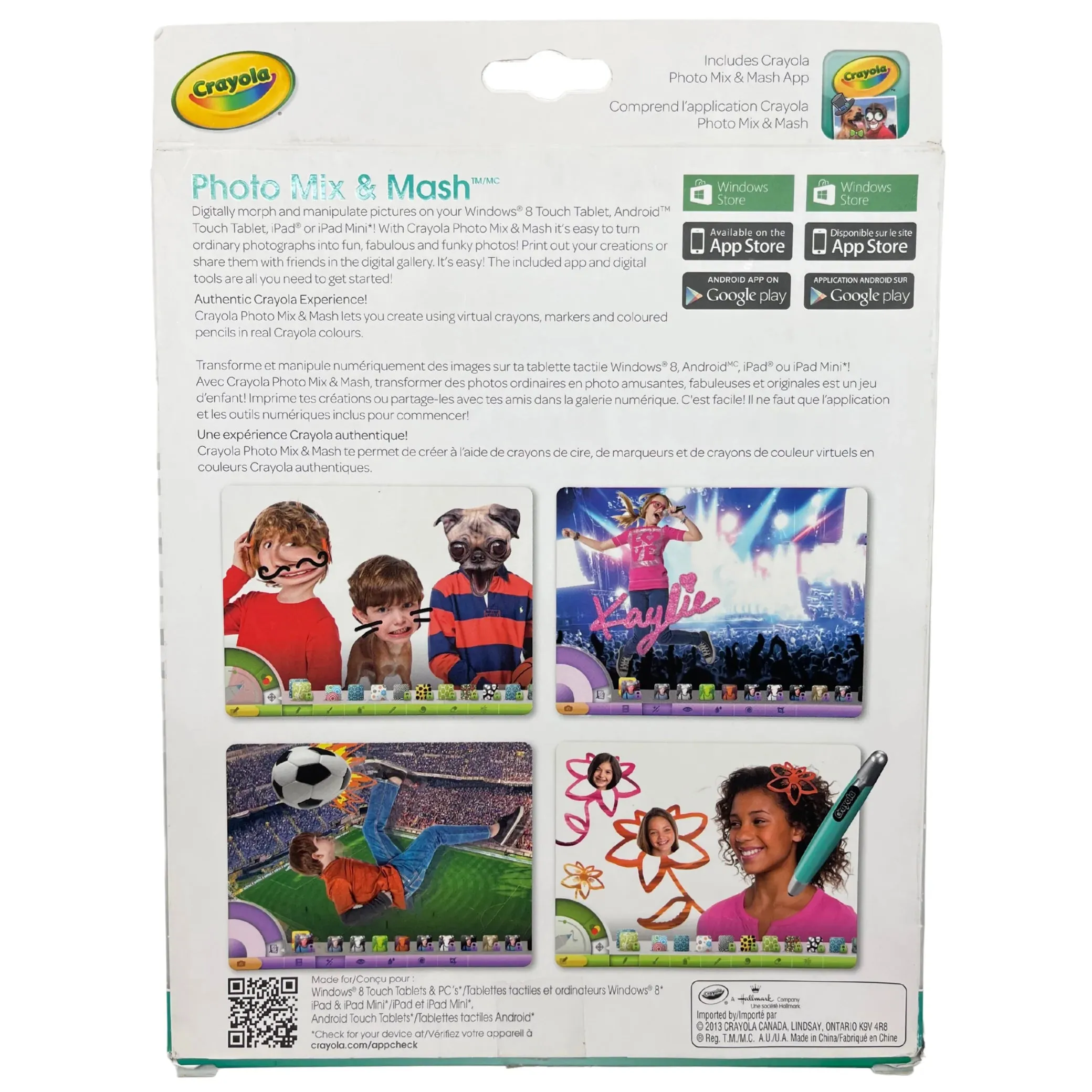 NEW Crayola Photo Mix & Mash Set / Digital Pen With Accessories / Photo Editor Kit