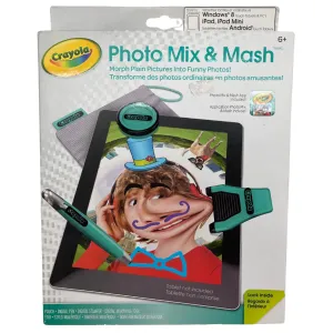 NEW Crayola Photo Mix & Mash Set / Digital Pen With Accessories / Photo Editor Kit