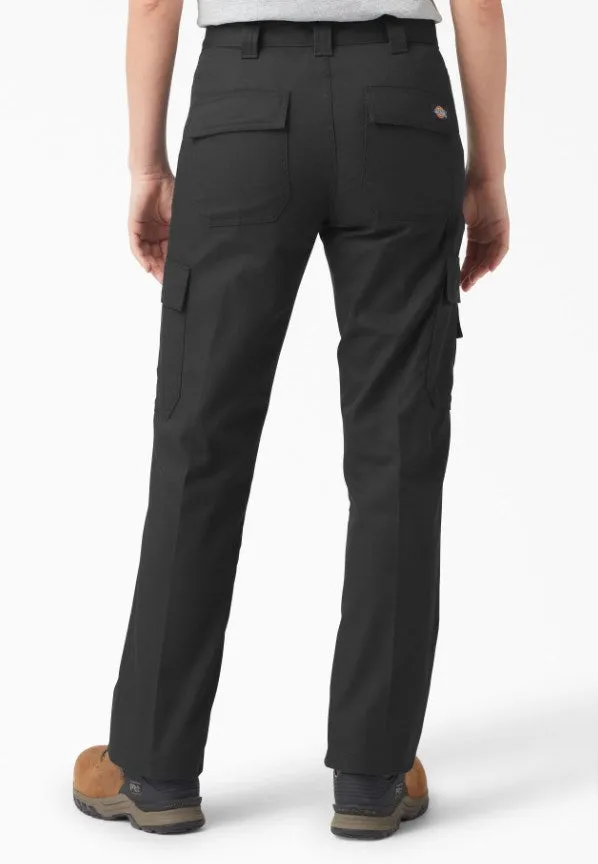 New Dickies Women's Everyday FLEX Cargo Pants, Black (Size 6 Waist Regular Length) Retails $75 