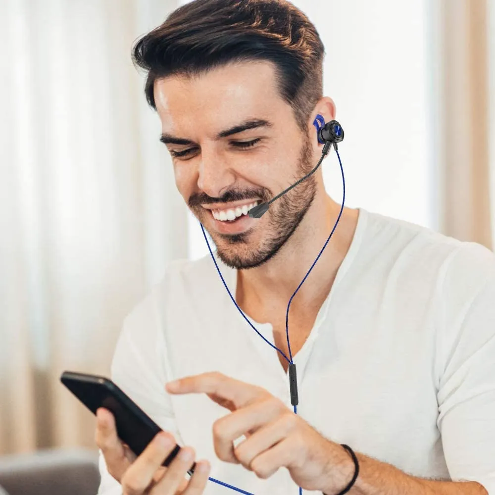 New in box! BENGOO G16 Gaming Headphones & In-ear Earphones with Mic for Mobile Game, Wired Earbuds Noise Cancelling Headset with Heavy Bass High Sound Quality