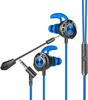 New in box! BENGOO G16 Gaming Headphones & In-ear Earphones with Mic for Mobile Game, Wired Earbuds Noise Cancelling Headset with Heavy Bass High Sound Quality