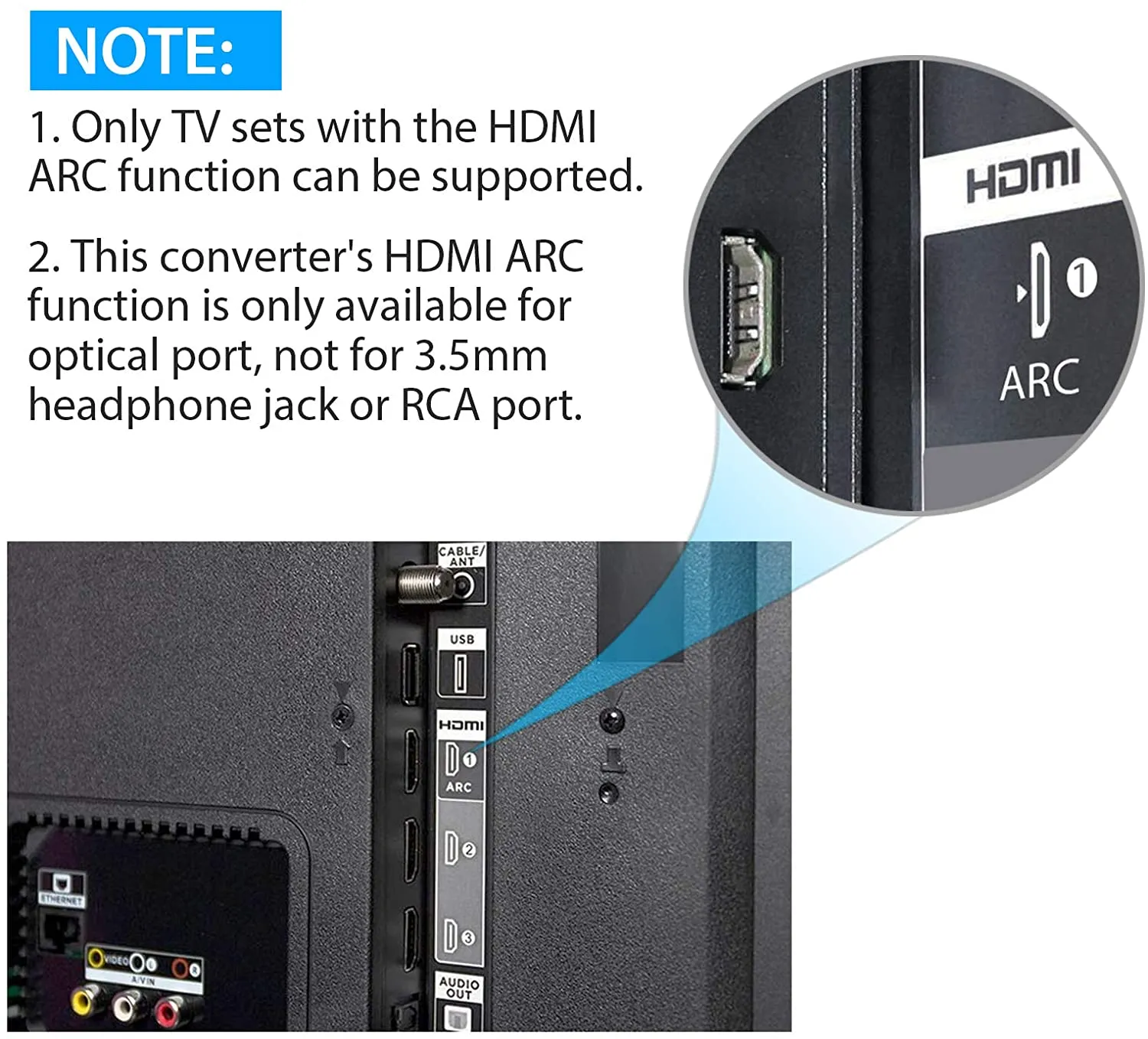 New in box! ESYNIC HDMI 2.0 Audio Extractor Support 4K/60Hz YUV 4:4:4 HDR HDMI to HDMI RCA R/L SPDIF Optical 3.5mm Headphone Jack Audio Converter Suitable for Blu-ray One X PS4 Pro Laptop Projector HDTV