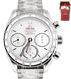 NEW Ladies Omega Speedmaster 38mm Chronograph Diamond MOP 324.30.38.50.55.001