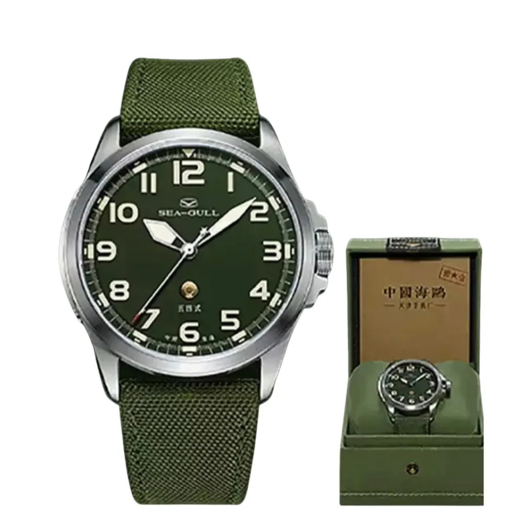 New Sea-Gull military sports  automatic mechanical waterproof watch Model : 811.93.6106 Movement :ST2500