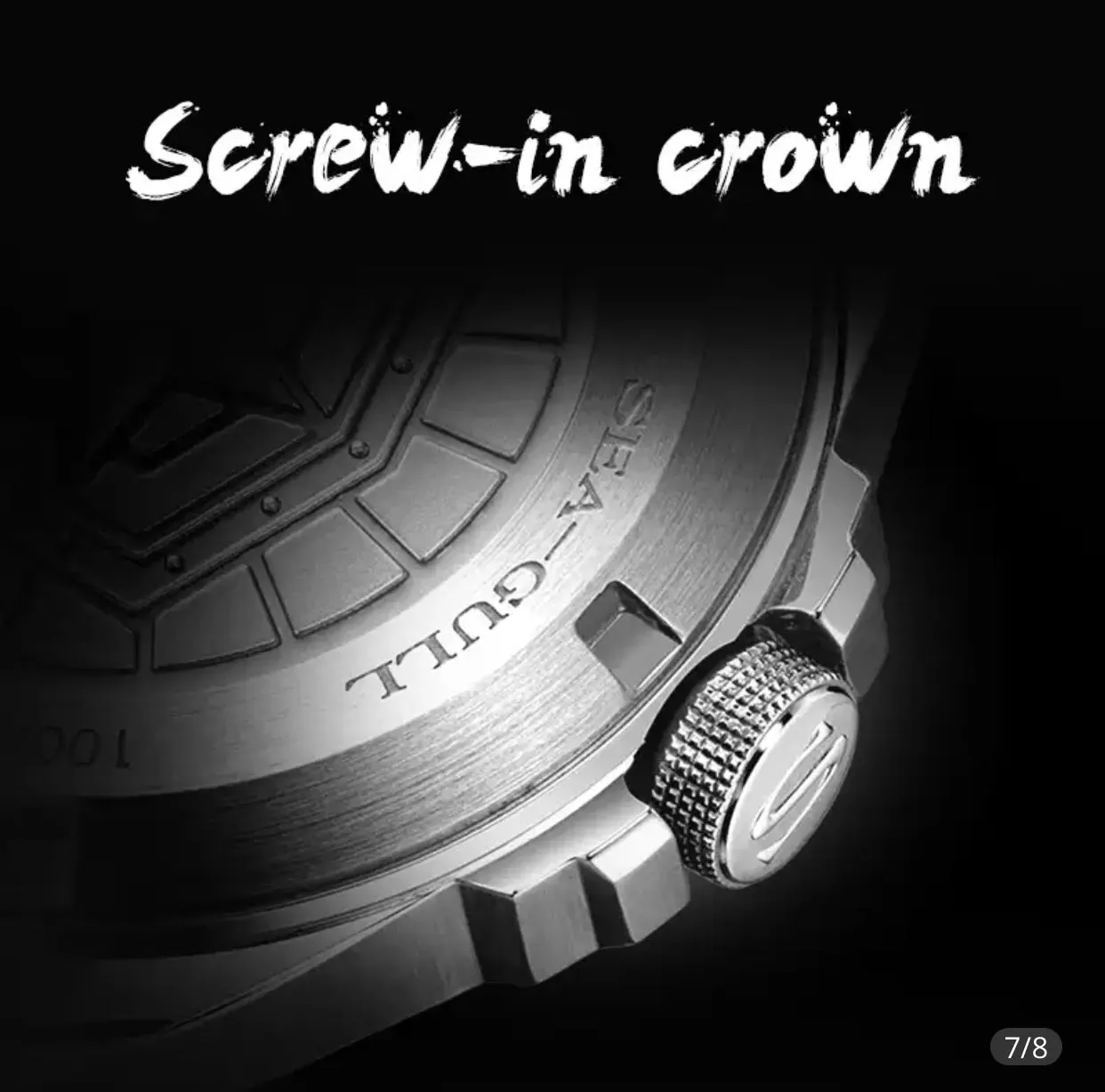 New Sea-Gull military sports  automatic mechanical waterproof watch Model : 811.93.6106 Movement :ST2500