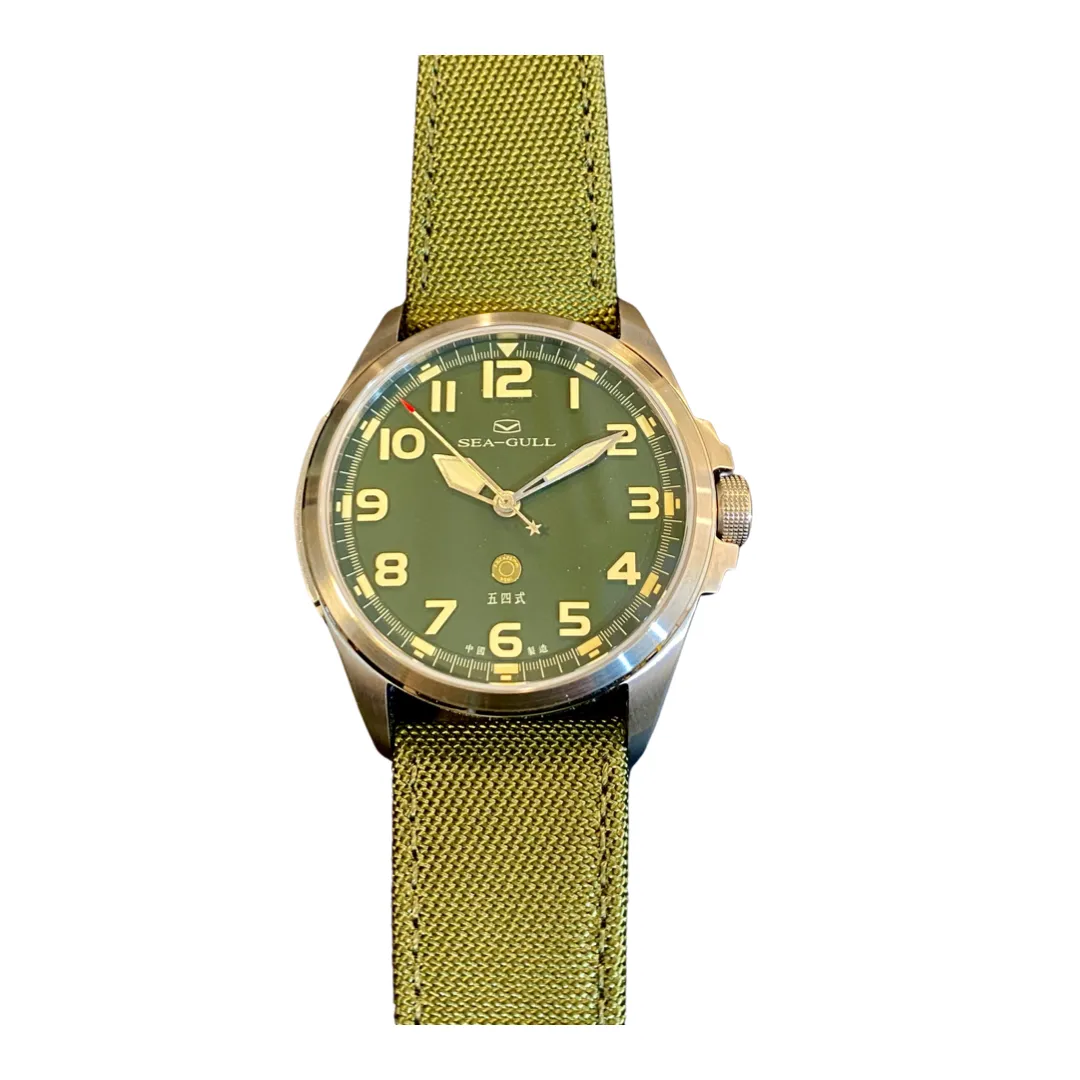 New Sea-Gull military sports  automatic mechanical waterproof watch Model : 811.93.6106 Movement :ST2500
