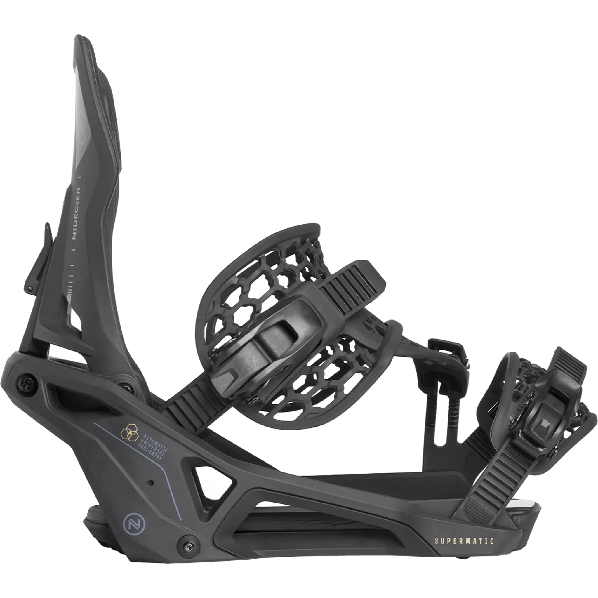 Nidecker Supermatic Hybrid Binding Black 2025