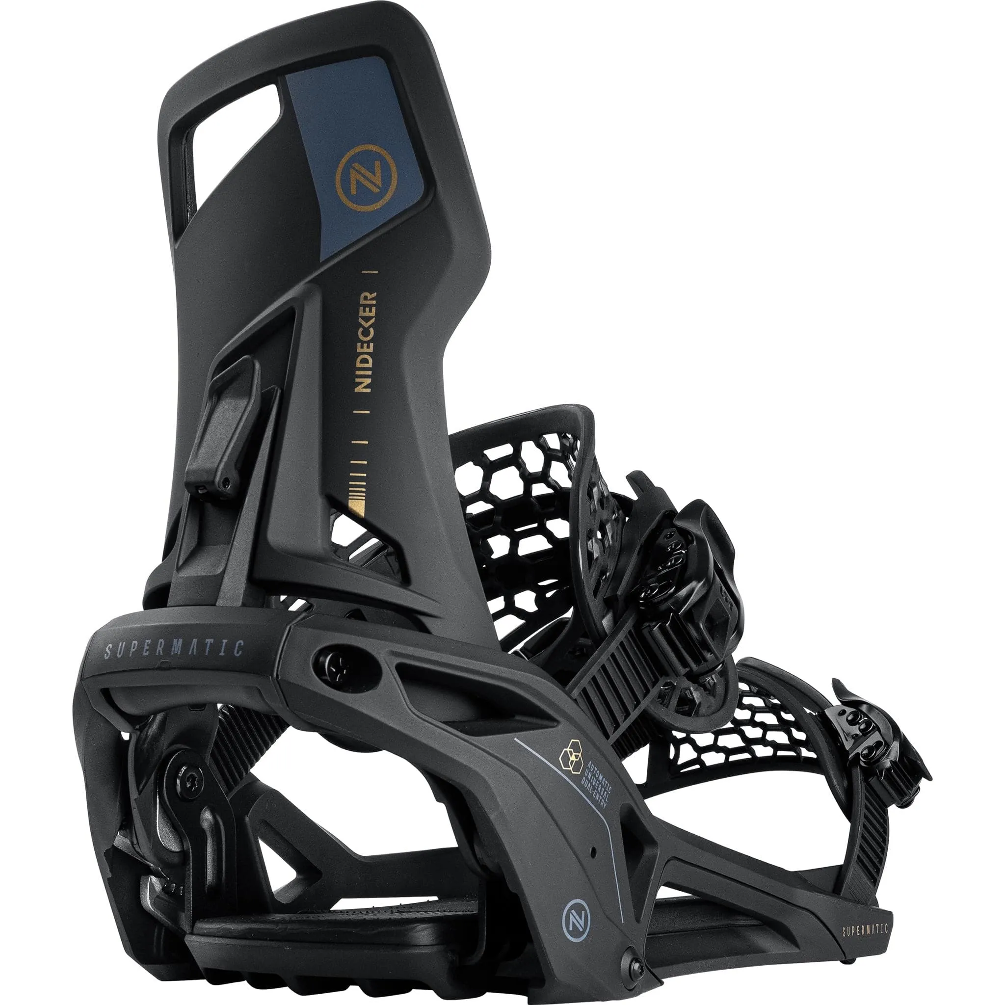 Nidecker Supermatic Hybrid Binding Black 2025