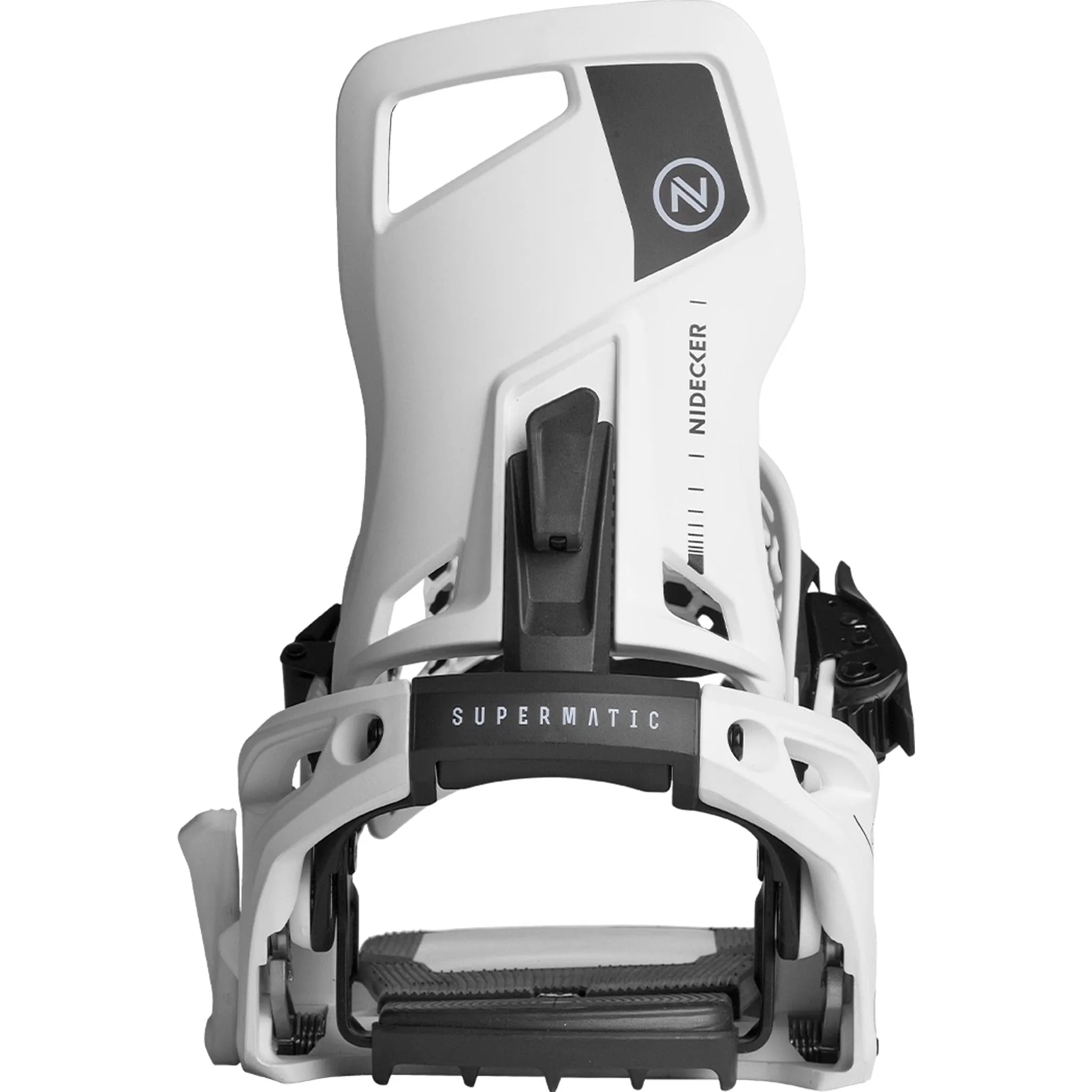 Nidecker Supermatic Hybrid Binding White 2025