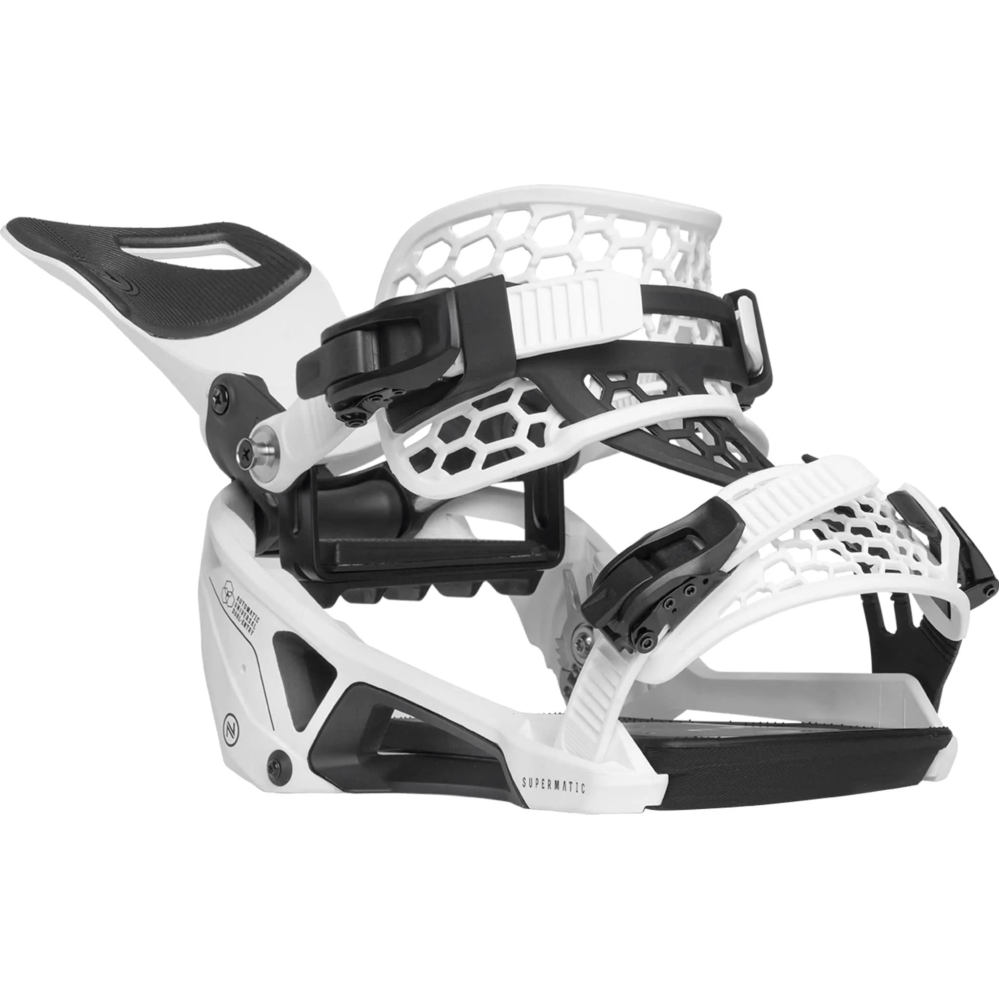 Nidecker Supermatic Hybrid Binding White 2025