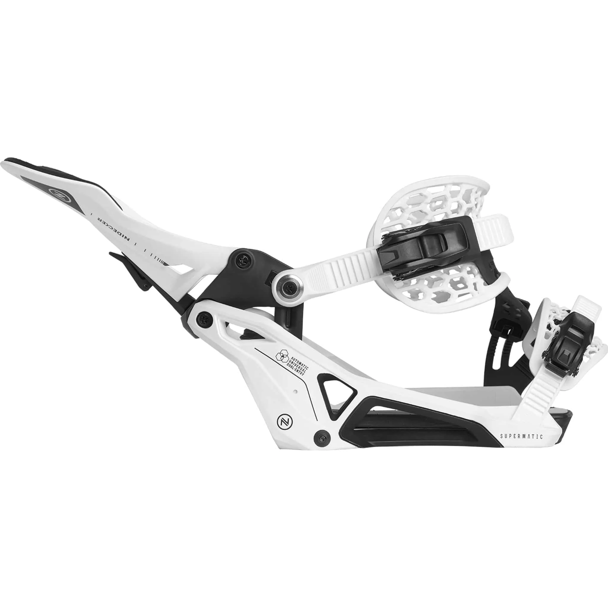 Nidecker Supermatic Hybrid Binding White 2025