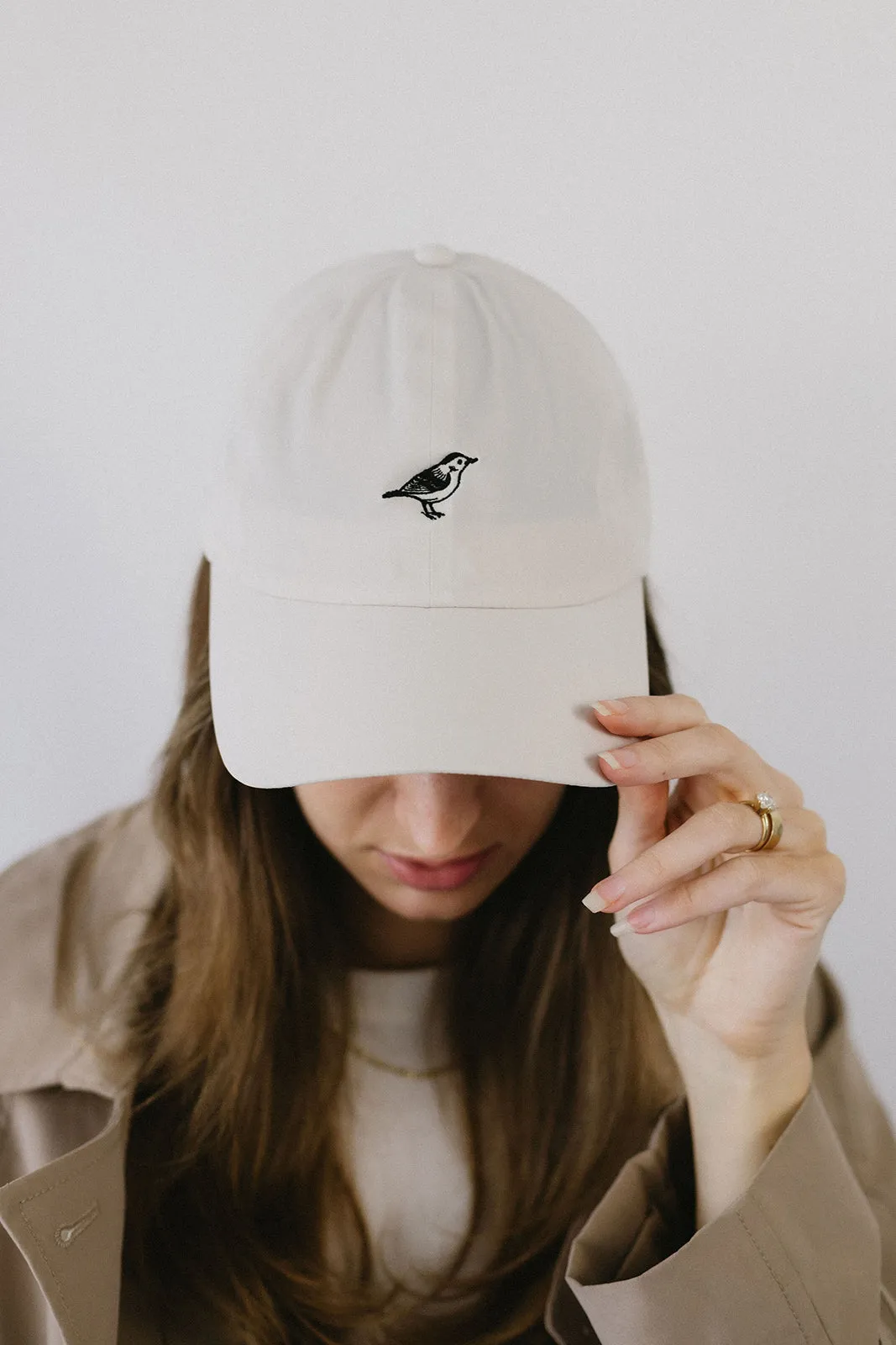 Nikki Bird Performance Cap in Bone