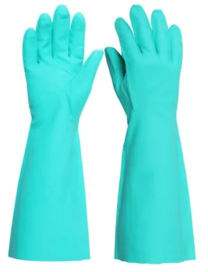 Nitrile Green Chemical Safety Glove 18" Beeswift NG18