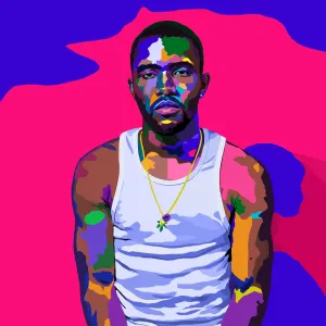 Novacane - Frank Ocean portrait art - Limited Edition Art Print & Wall Decor - Vakseen Art