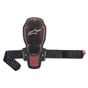 Nucleon KR-R Cell Back Protector Transparent Smoke/Red/Black L