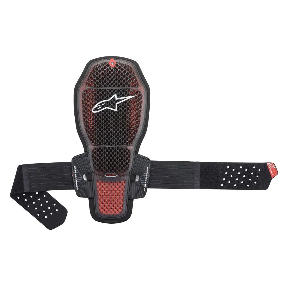 Nucleon KR-R Cell Back Protector Transparent Smoke/Red/Black L
