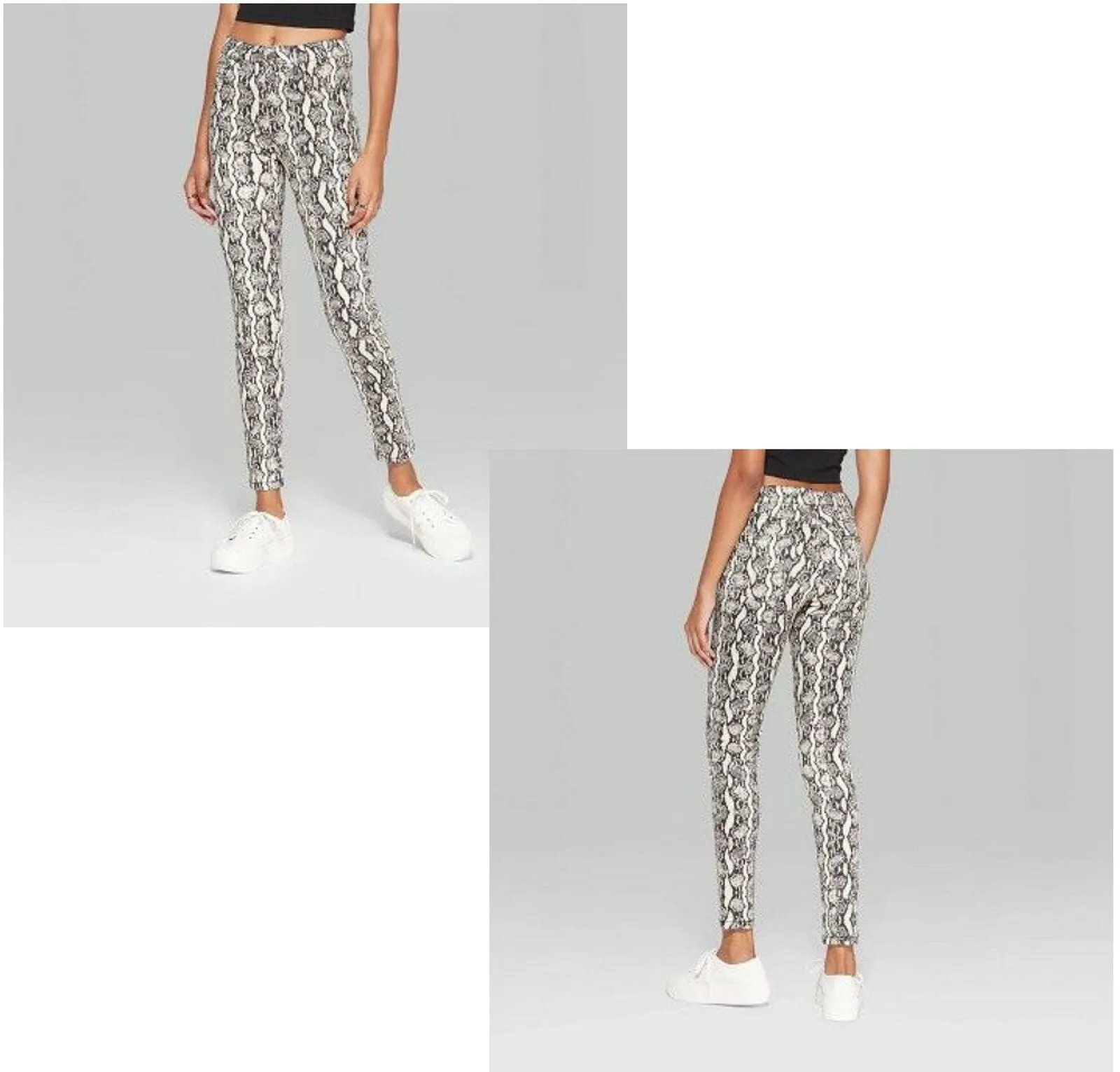 NWT Wild Fable Women's Animal Print High-Rise Skinny Jeans. 19WF PT107 00