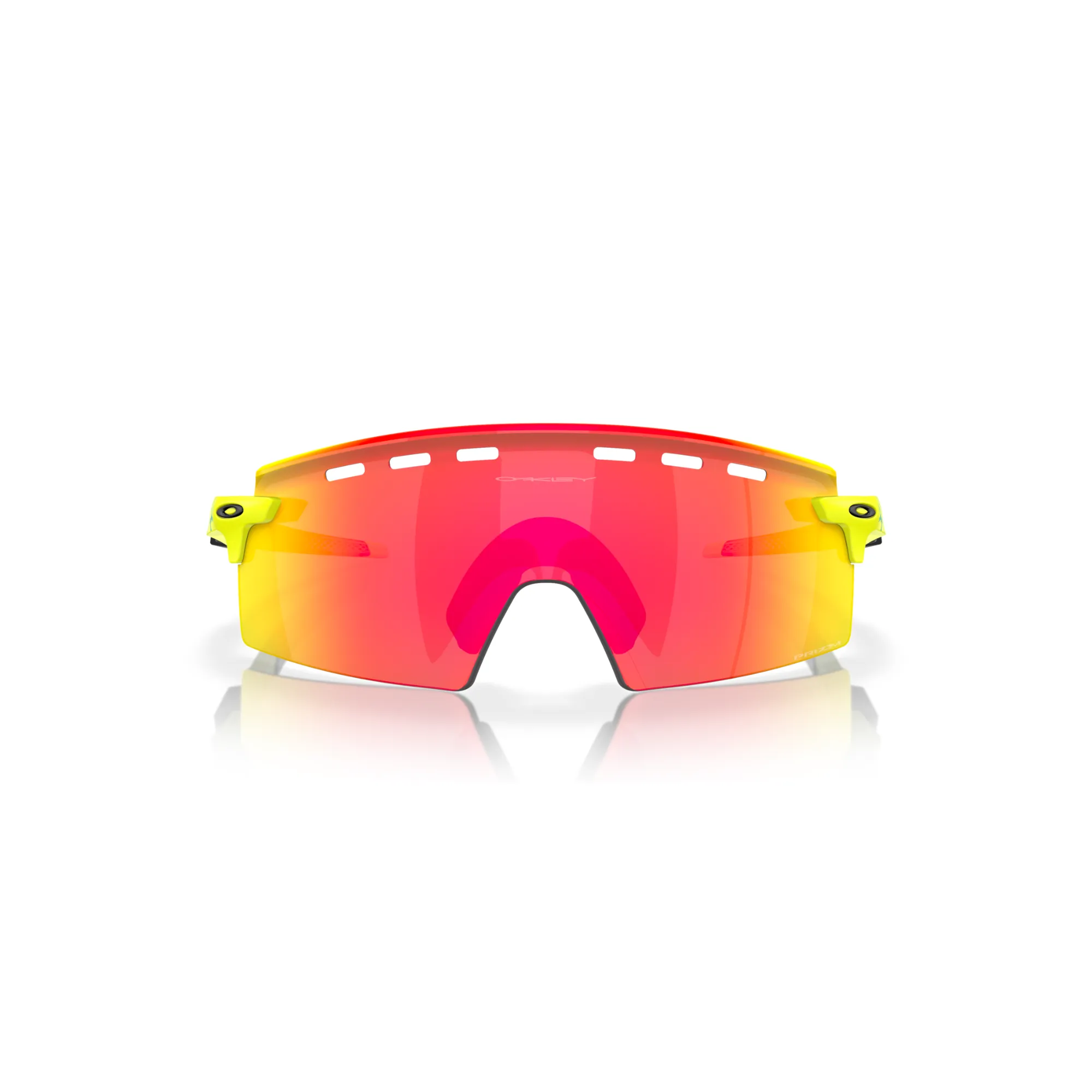 Oakley Encoder Strike Inner Spark Collection - Matte Tennis Ball Yellow (Prizm Ruby Lens)