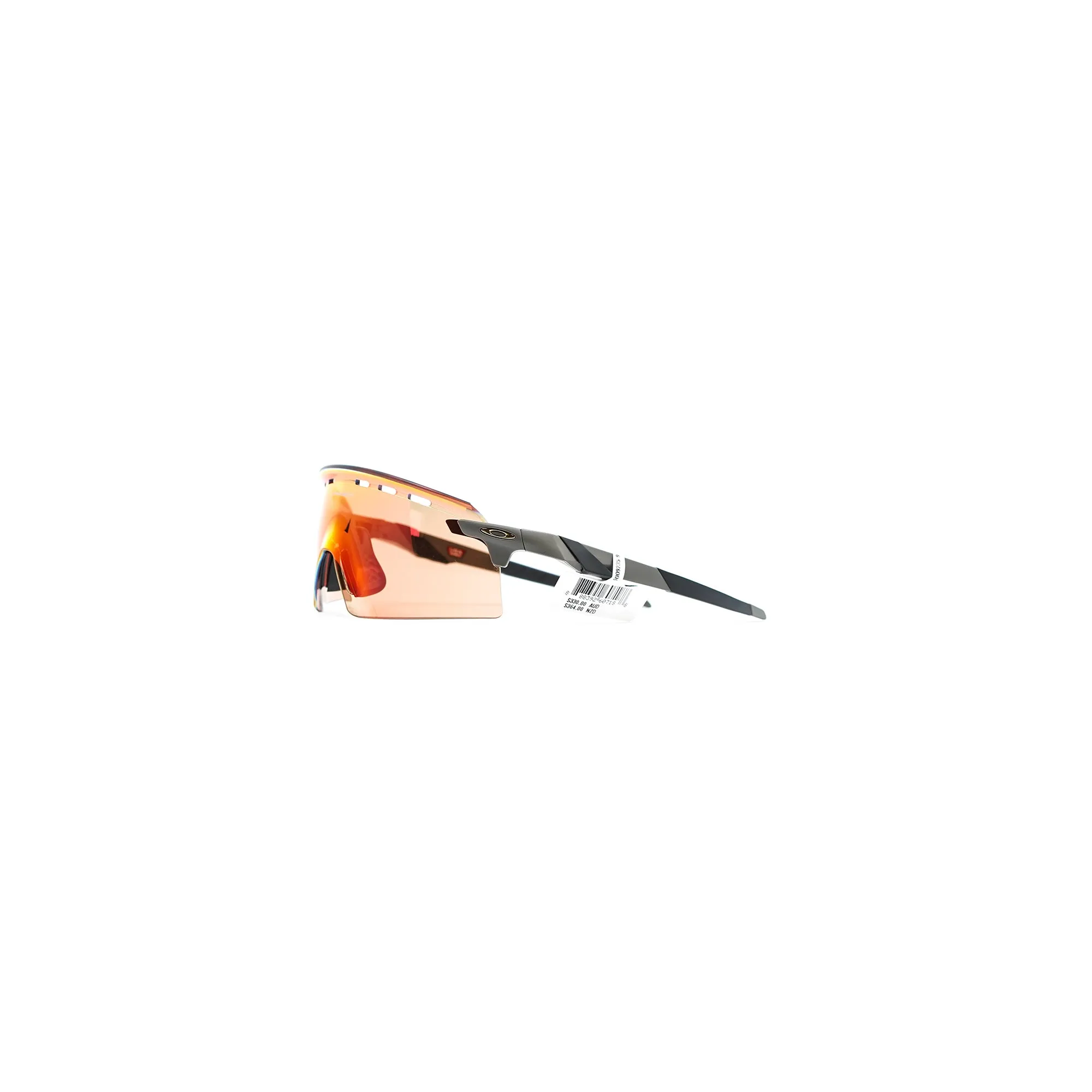 Oakley Encoder Strike Vented Sunglasses - Matte Onyx (Prizm Trail Torch Lens)