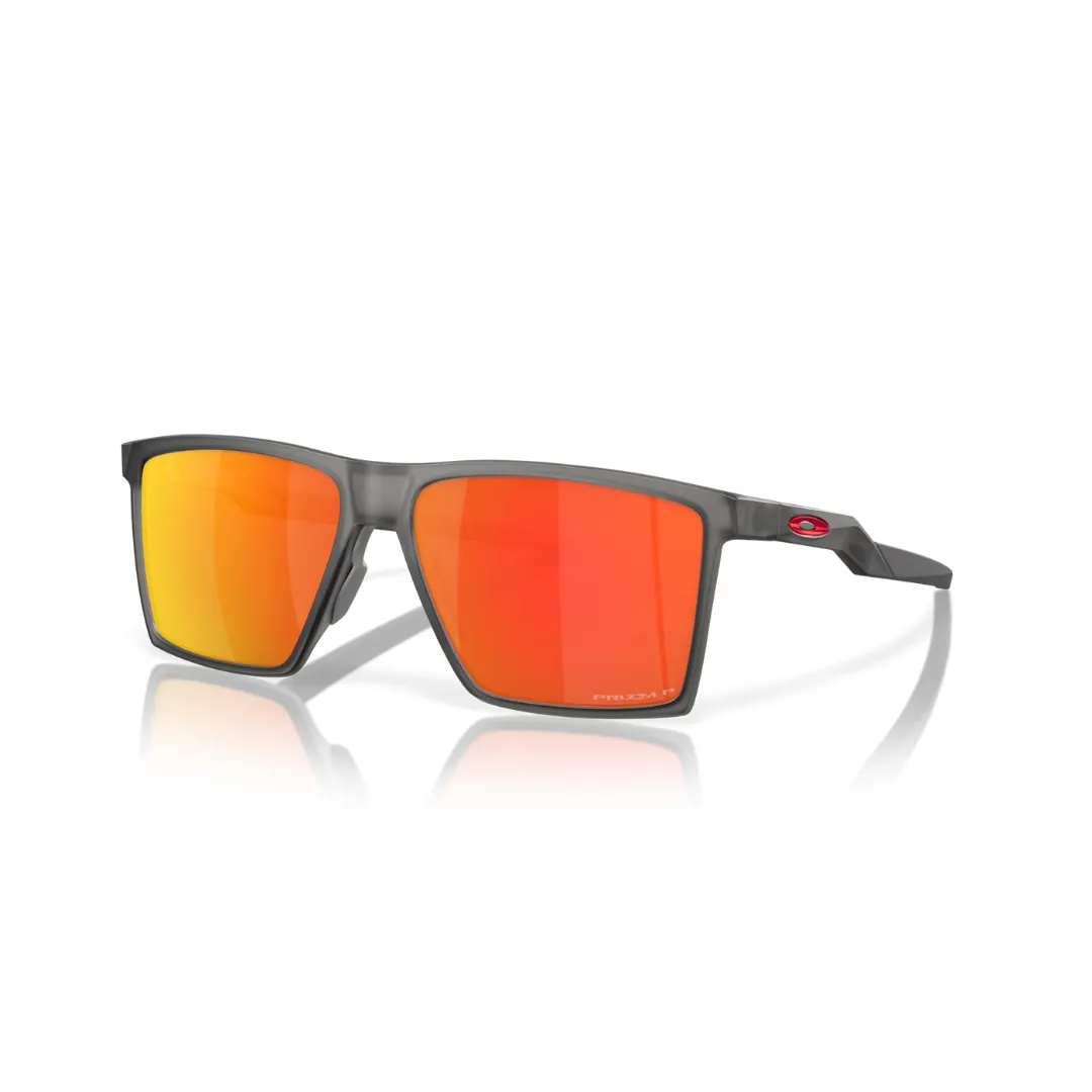 Oakley Sunglasses Futurity Sun - Prizm Ruby Polarized Lenses,  Satin Grey Smoke Frame