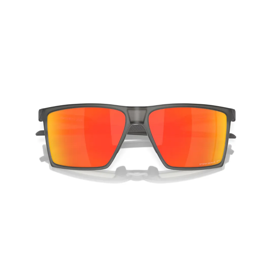 Oakley Sunglasses Futurity Sun - Prizm Ruby Polarized Lenses,  Satin Grey Smoke Frame