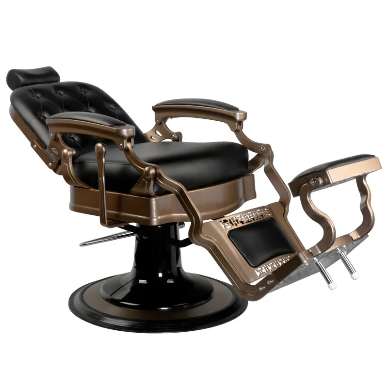 Old Ernesto Black Barber Chair Gabbiano