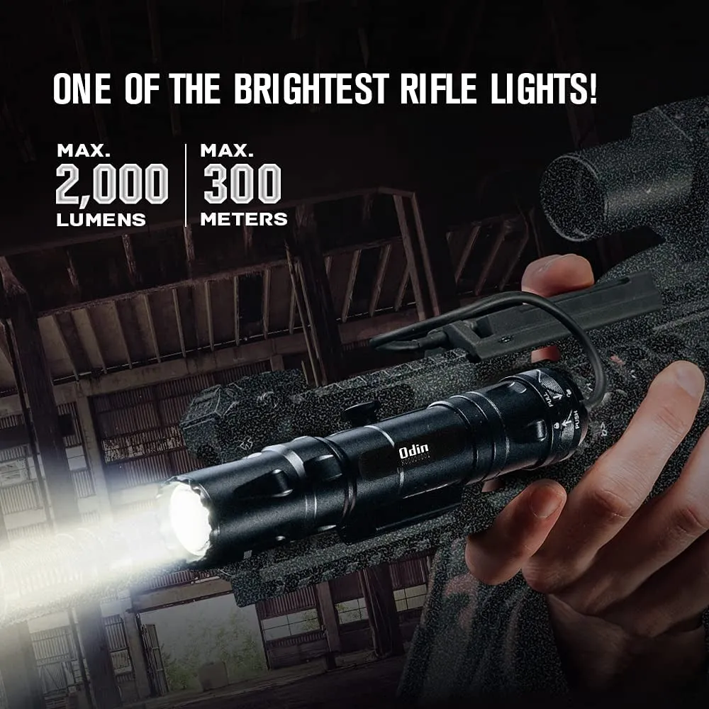OLIGHT Rifle Flashlight ODIN 2000 lm, RIS Mount - Black