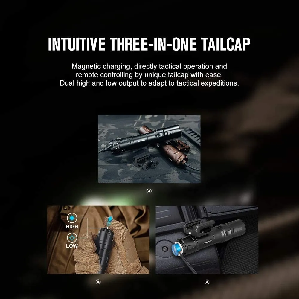 OLIGHT Rifle Flashlight ODIN 2000 lm, RIS Mount - Black
