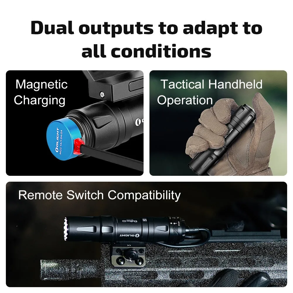 OLIGHT Rifle Flashlight ODIN Mini 1250 lm, M-LOK Mount - Black