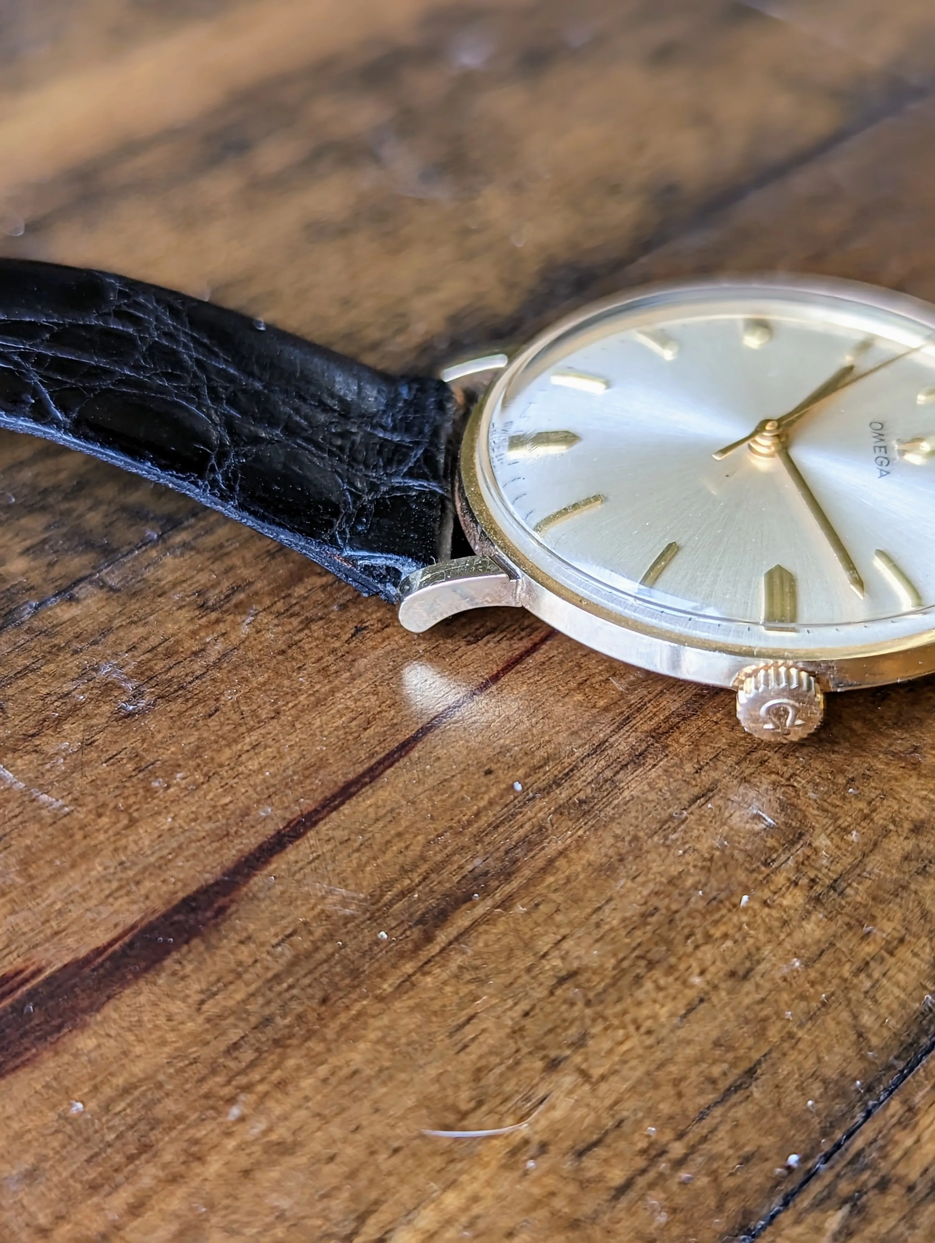 Omega Automatic - 14kt Yellow Gold w/ original strap and buckle