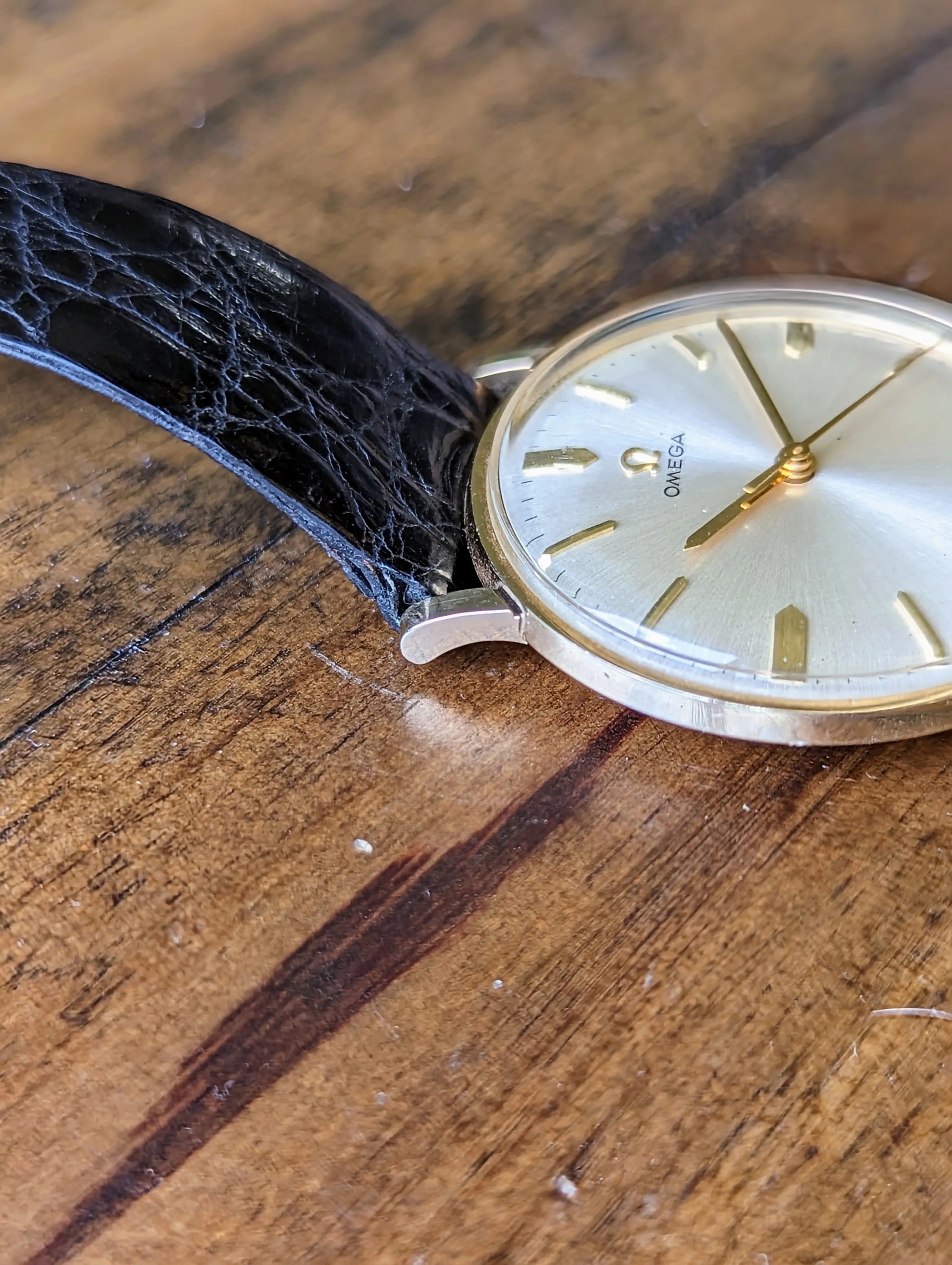 Omega Automatic - 14kt Yellow Gold w/ original strap and buckle