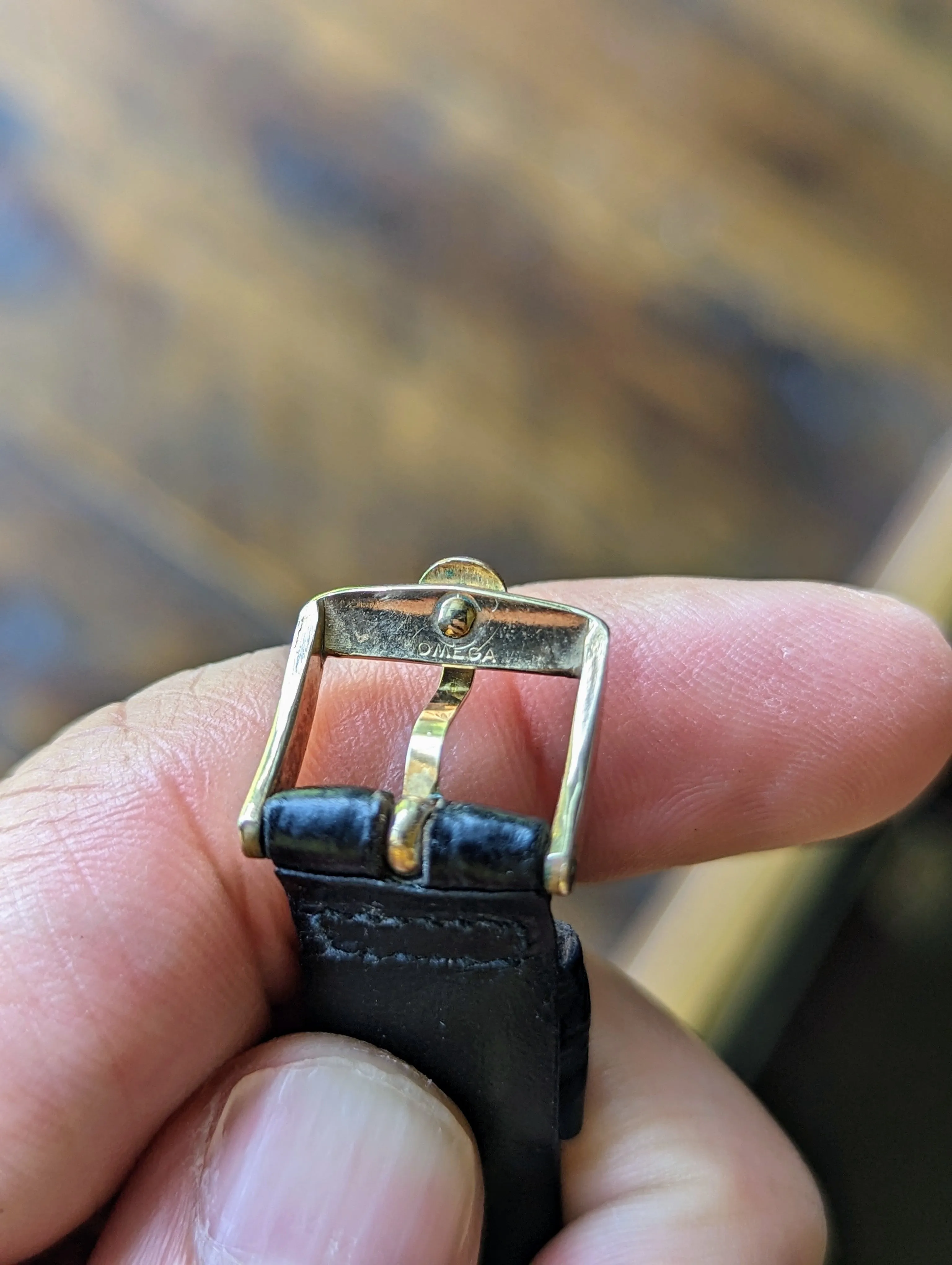 Omega Automatic - 14kt Yellow Gold w/ original strap and buckle