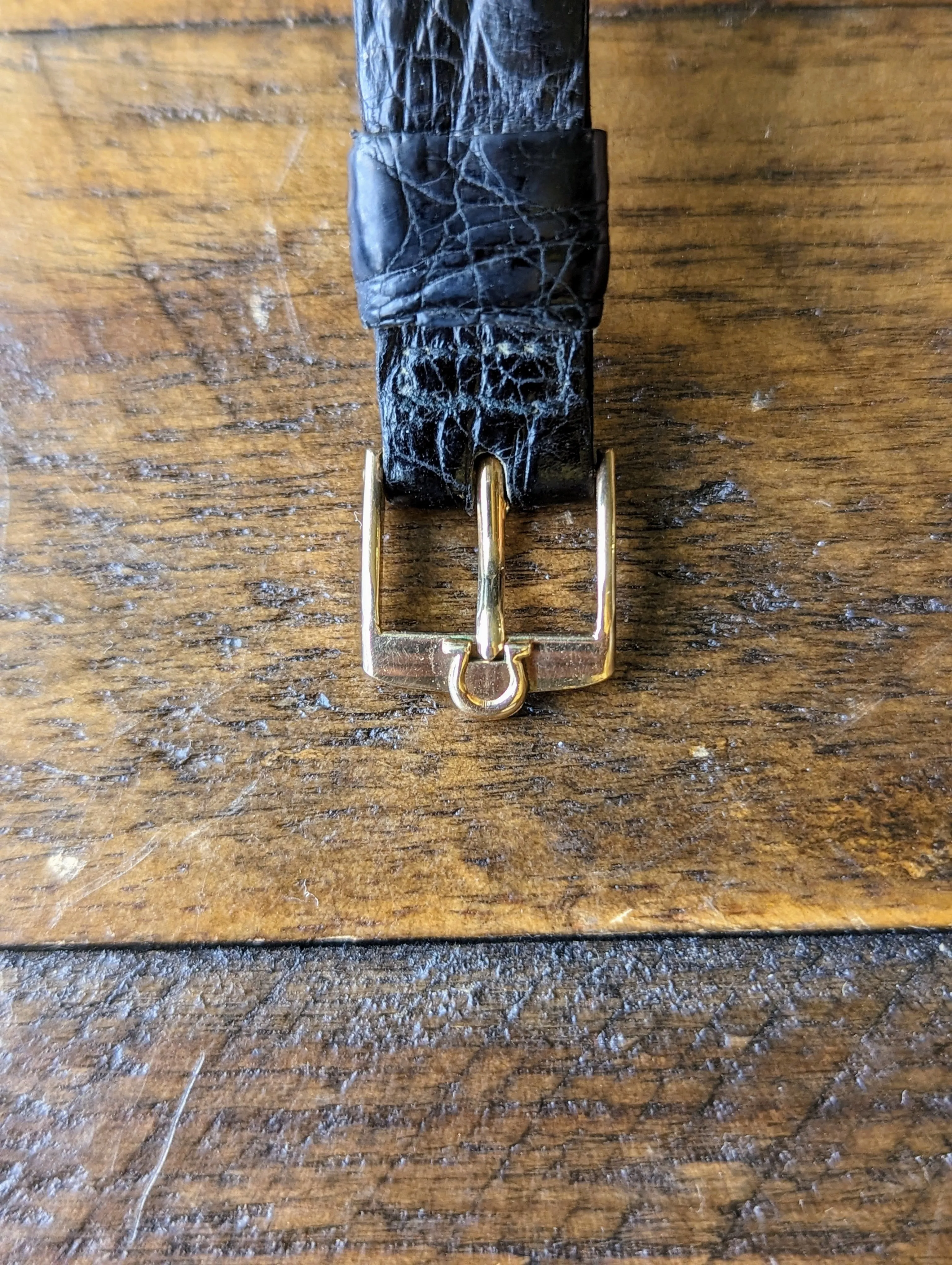 Omega Automatic - 14kt Yellow Gold w/ original strap and buckle