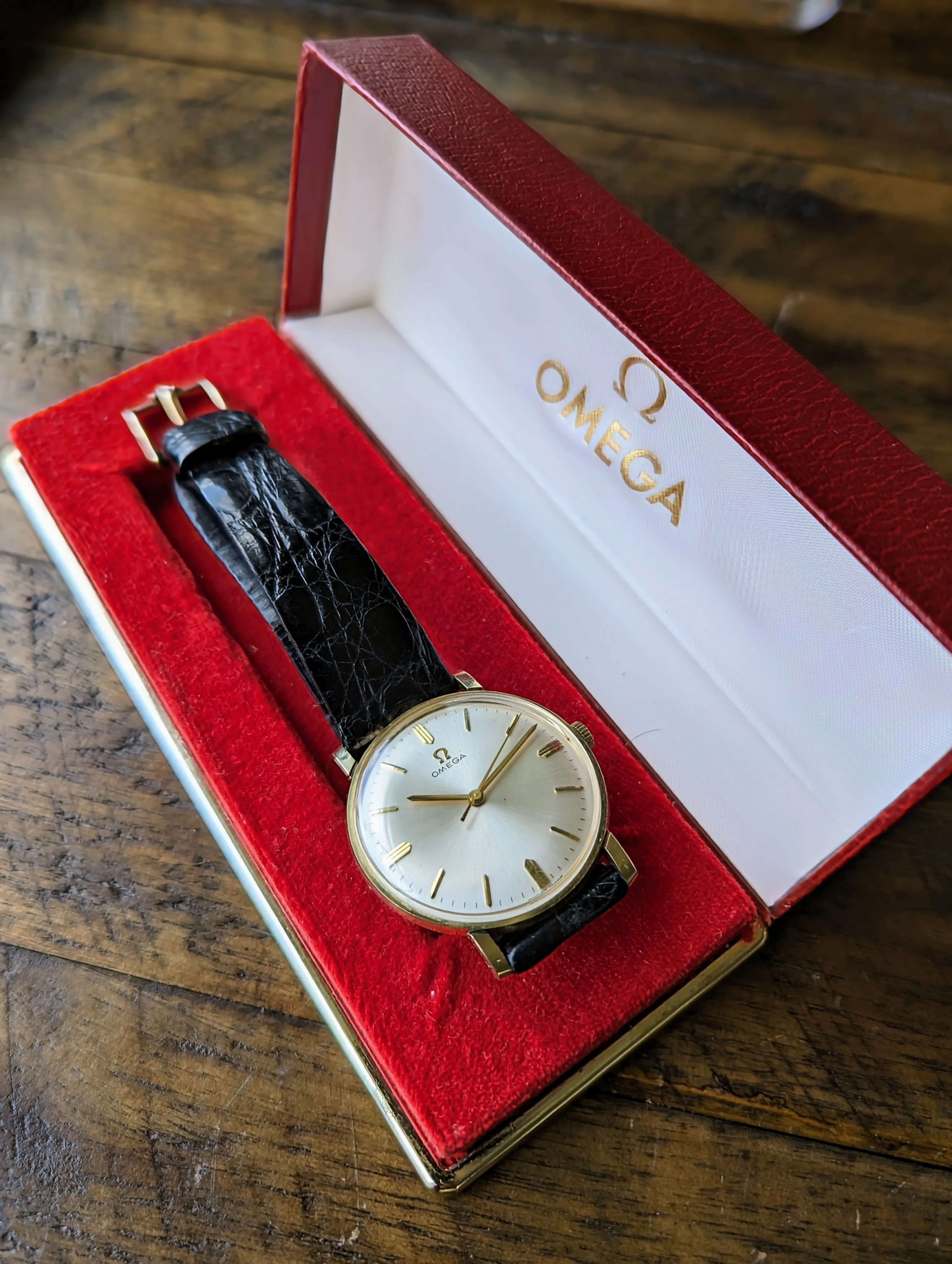 Omega Automatic - 14kt Yellow Gold w/ original strap and buckle