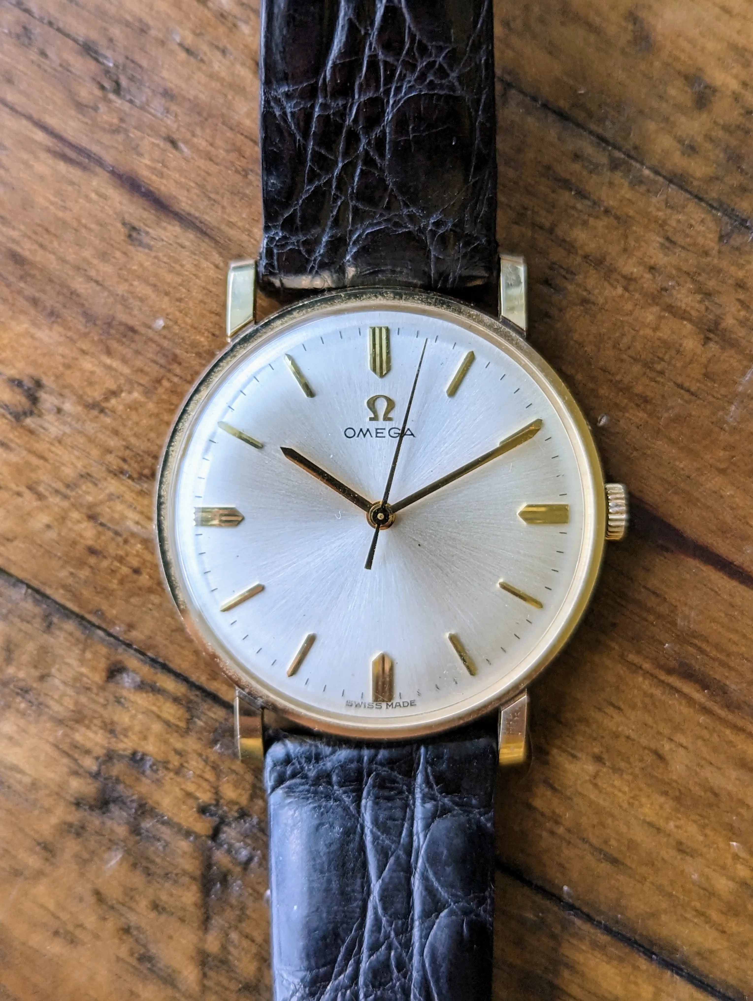 Omega Automatic - 14kt Yellow Gold w/ original strap and buckle