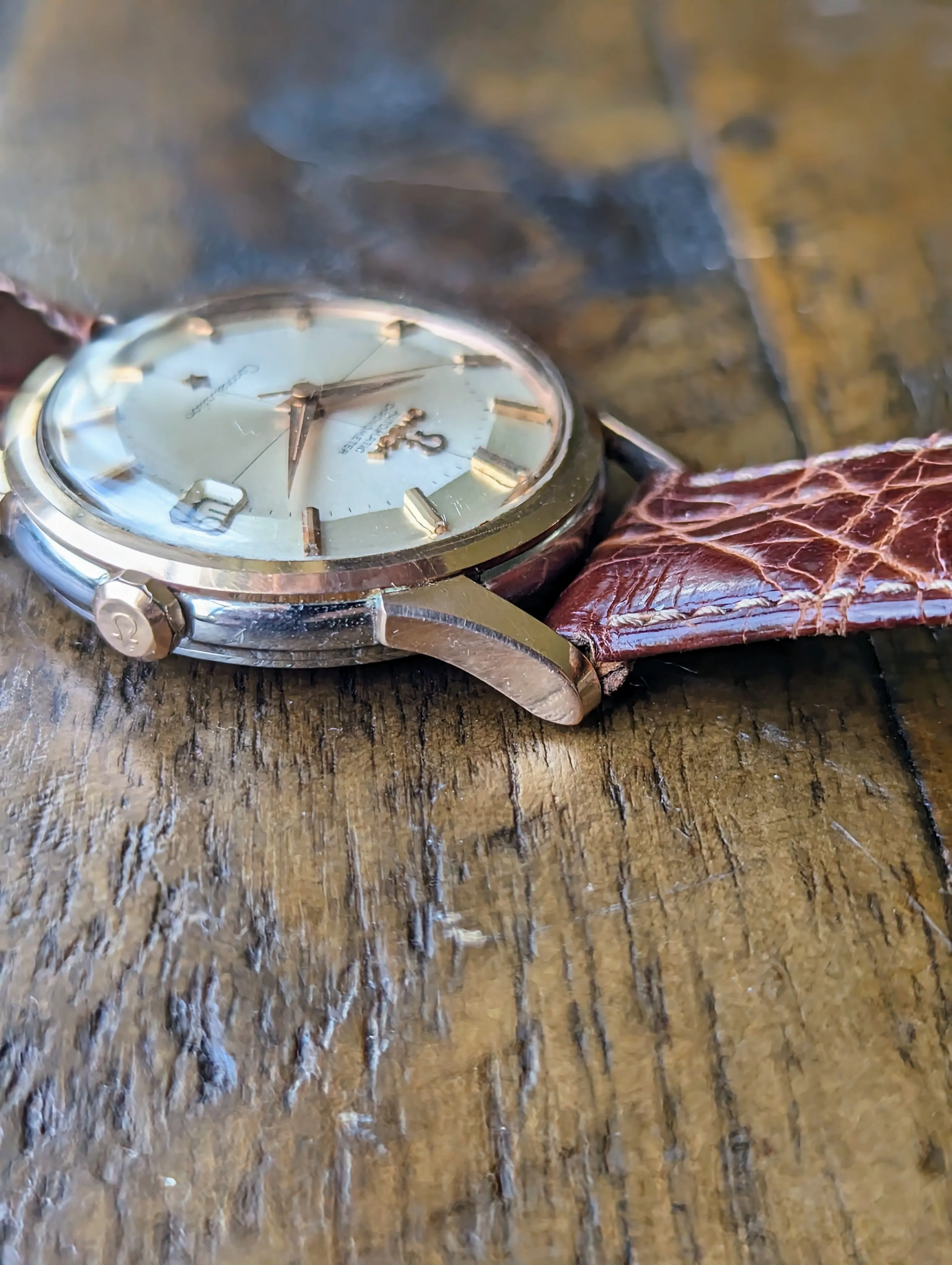 Omega Constellation 14393 - Pink Gold: Unpolished.