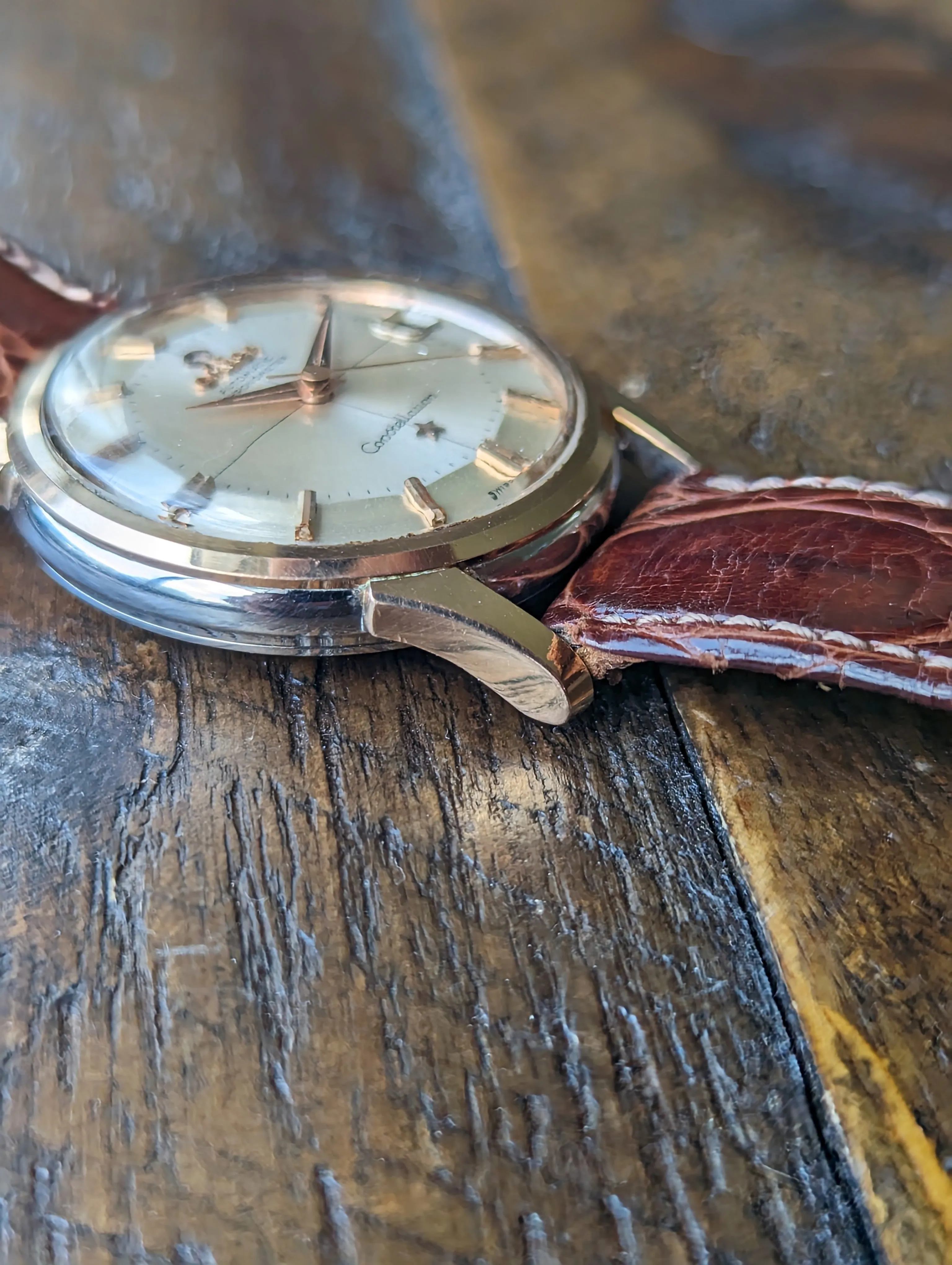 Omega Constellation 14393 - Pink Gold: Unpolished.