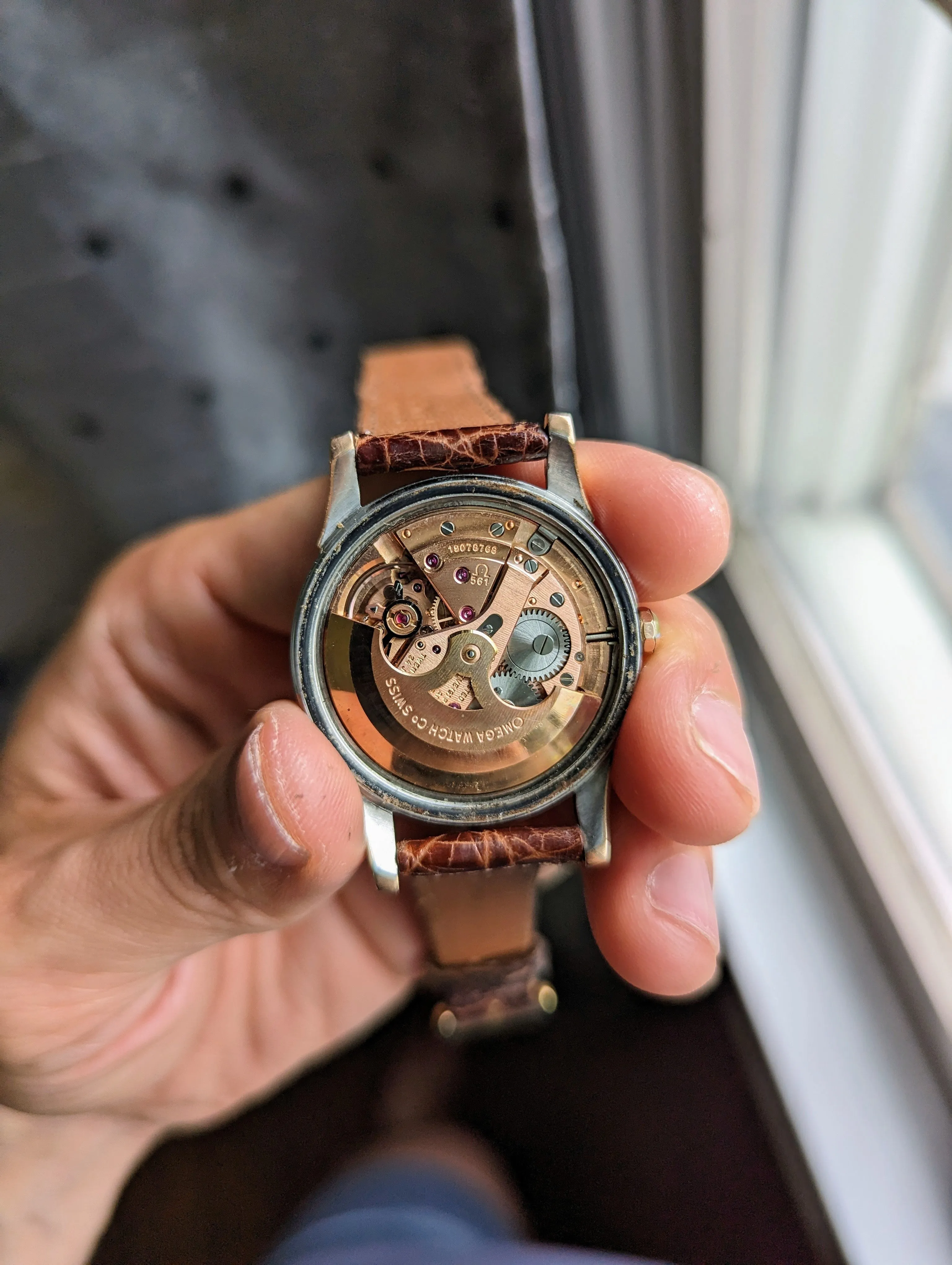 Omega Constellation 14393 - Pink Gold: Unpolished.