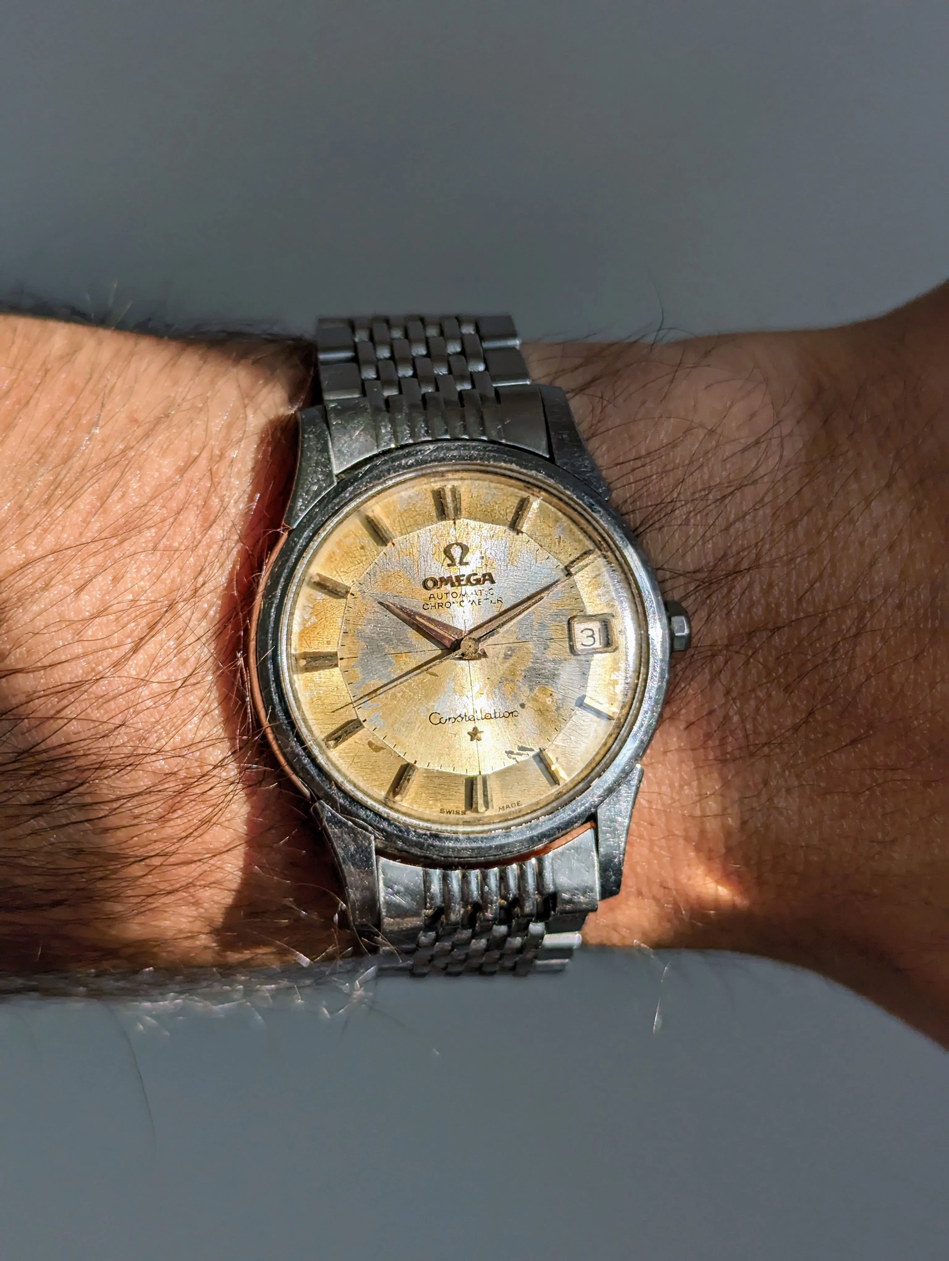 Omega Constellation 14393 w/ unpolished case
