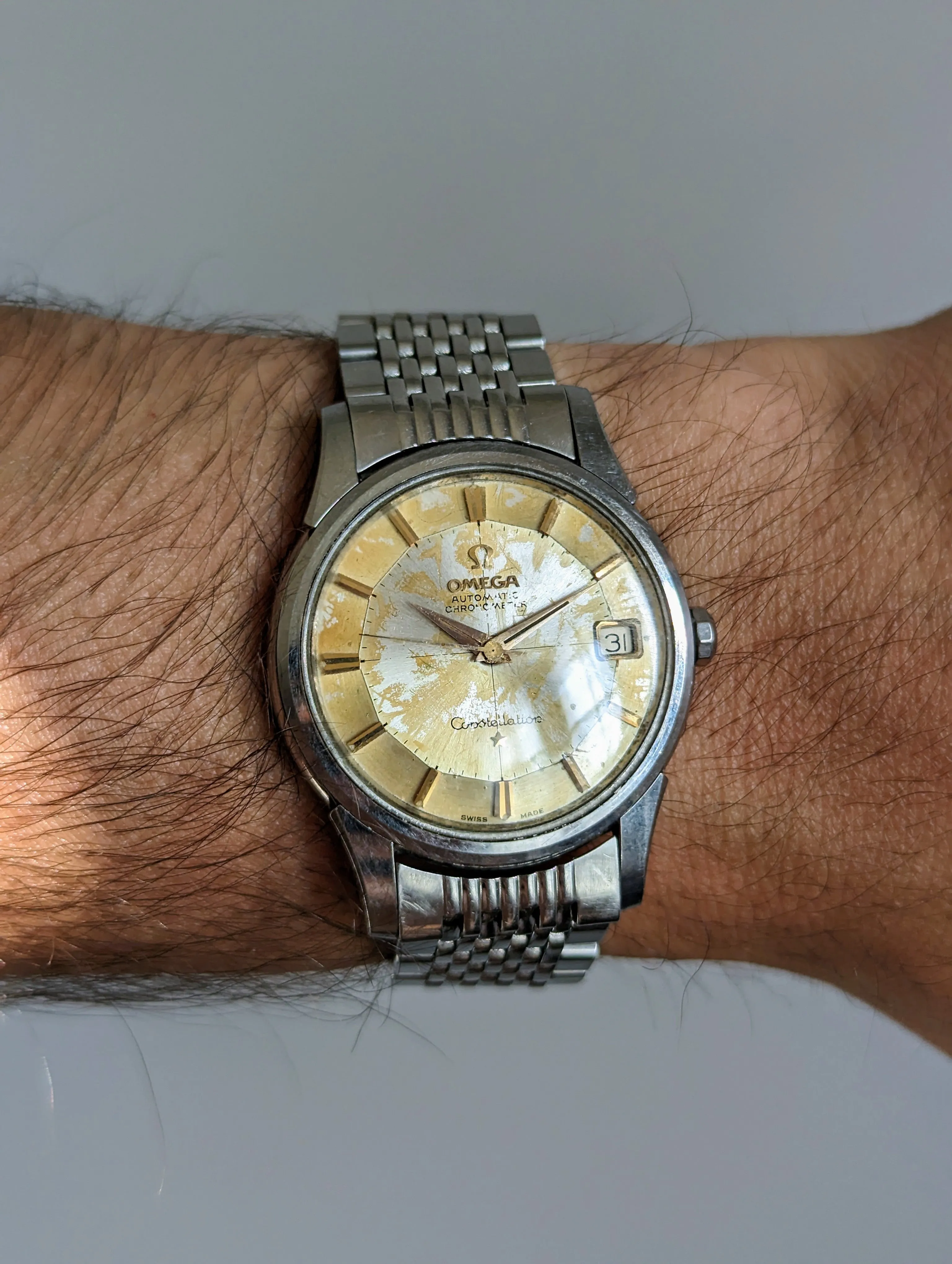 Omega Constellation 14393 w/ unpolished case